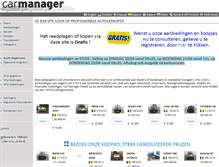 Tablet Screenshot of carmanager.be